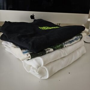 BUNDLE Abercrombie Black Long Sleeve Shirt BOYS SIZE 7/8